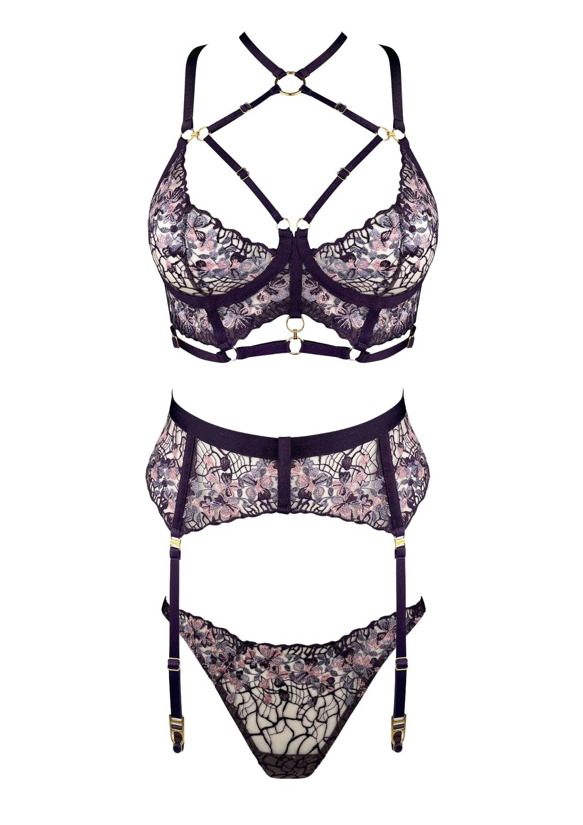Lace Bond - Burgundy
