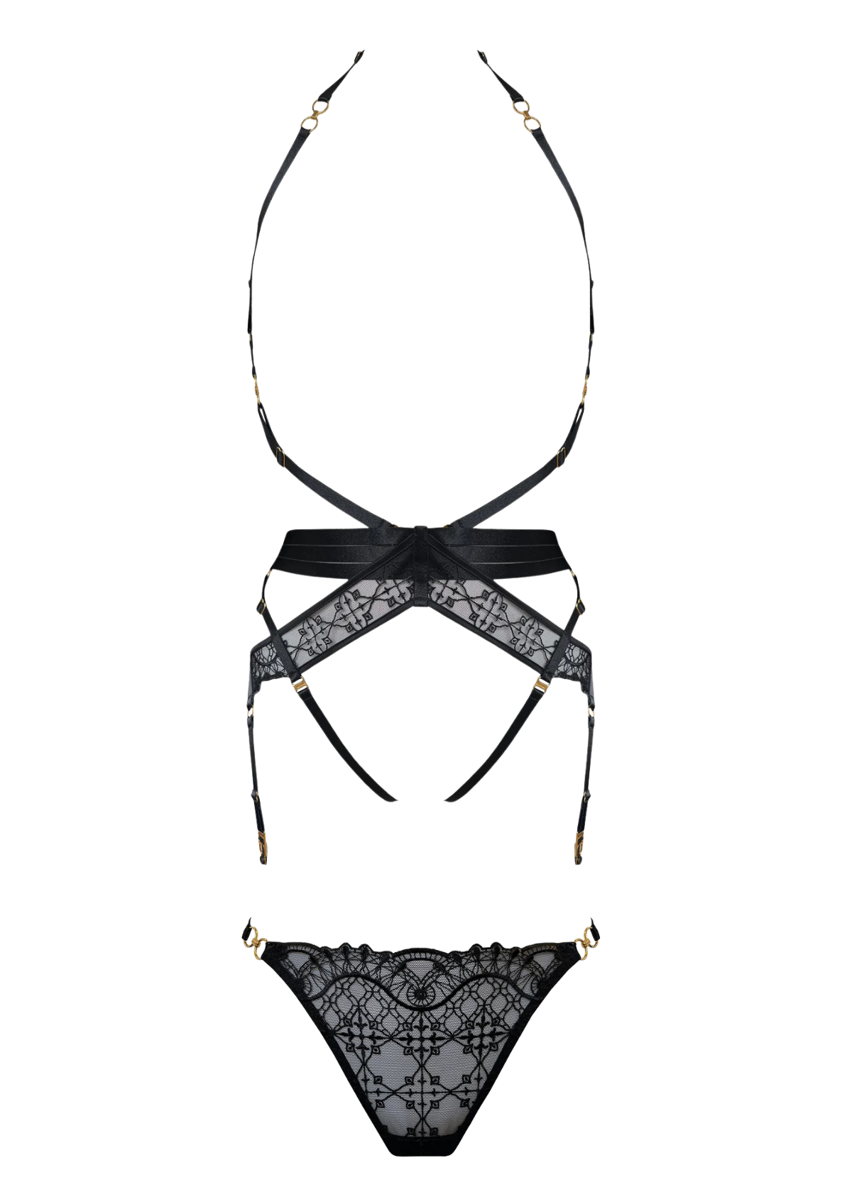 Lace Mirage -  Black