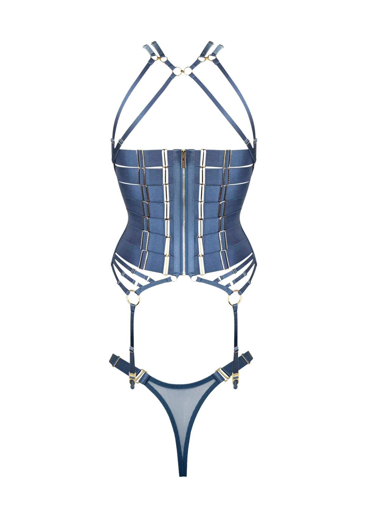 Siren Corset - Navy
