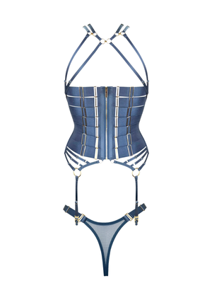Siren Corset - Navy