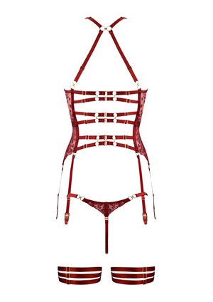 Lace Reverie - Burnt Red