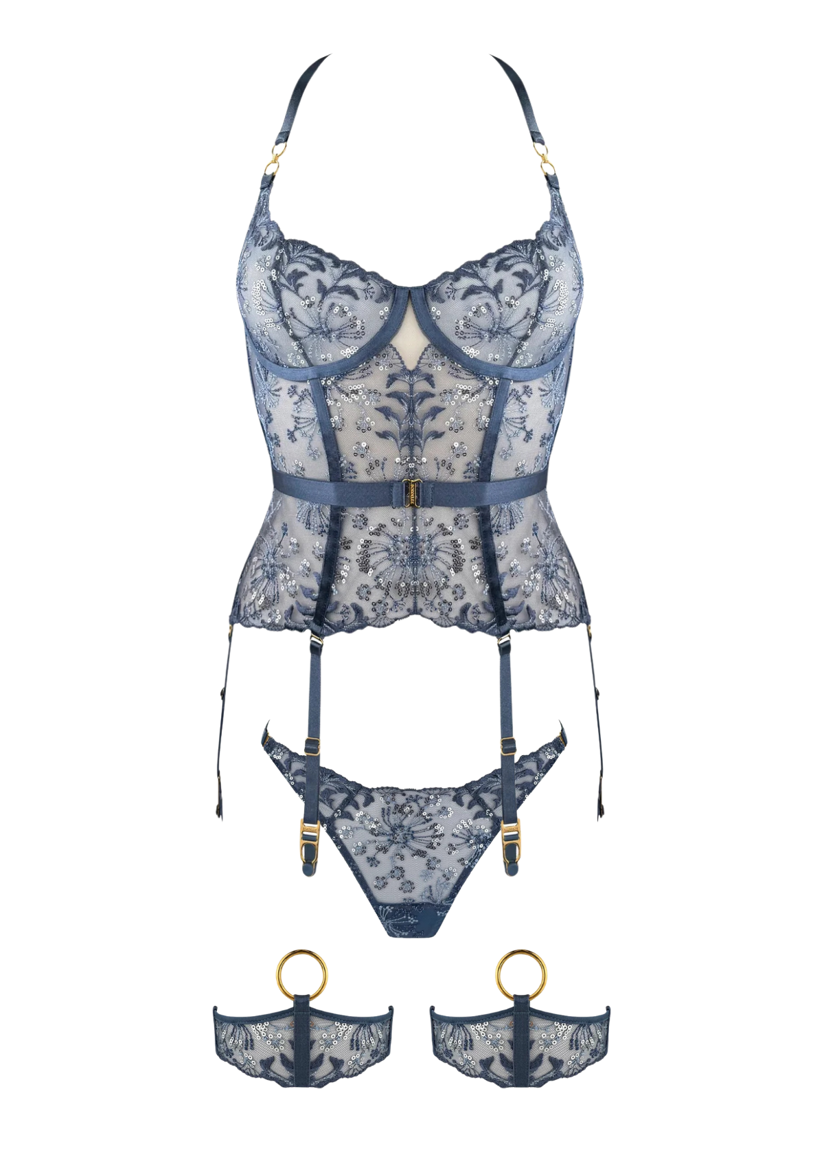 Lace Reverie - Navy